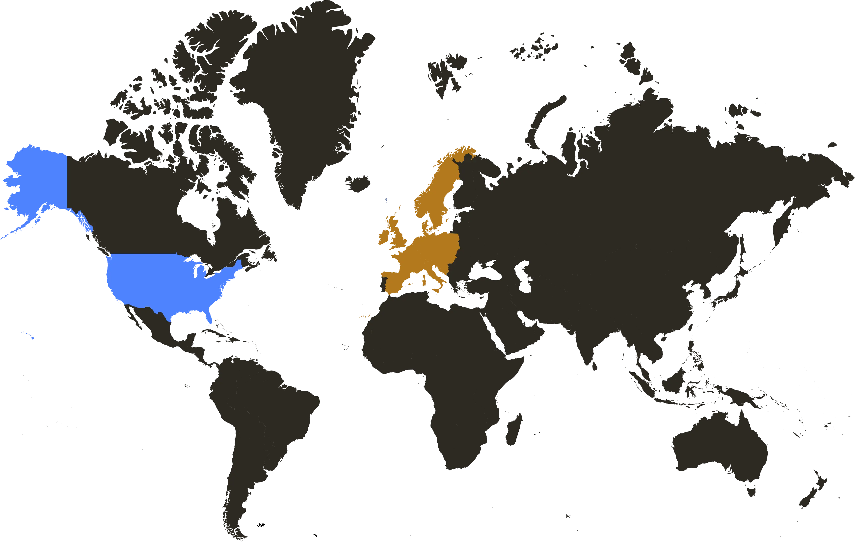 Sterile Networks coverage map with active and planned regions